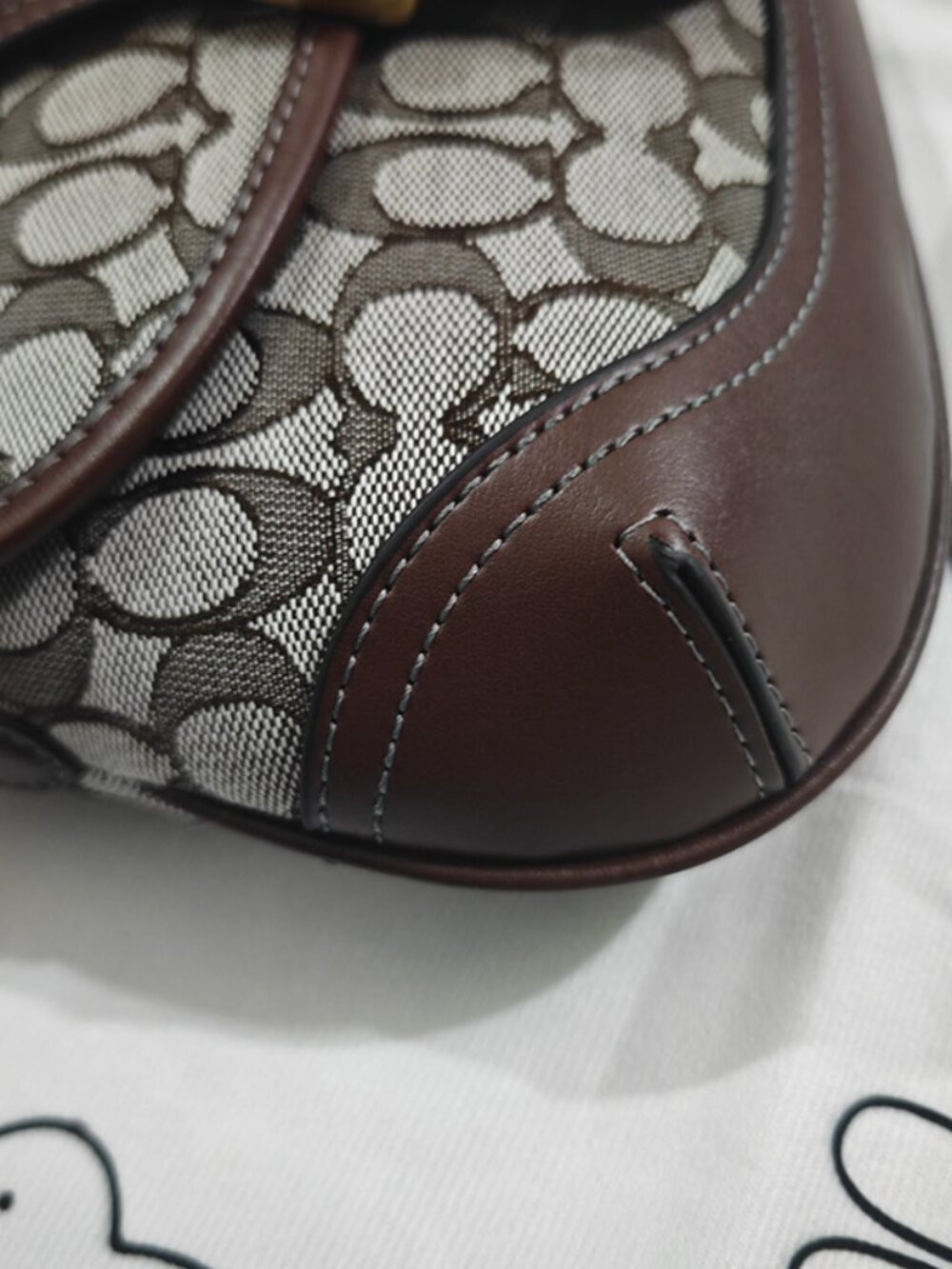 Coach Monogram Pattern Handbag - Picture 9 of 10